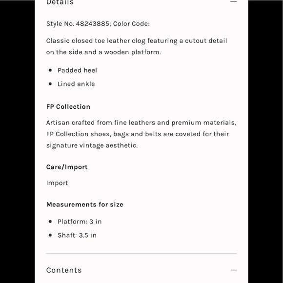 New Free People Monroe Clog size 38 or 8 - Picture 4 of 16